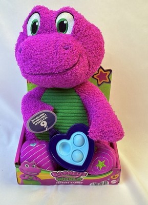 Barney バストイ BARNEY'S WORLD Sensory Plush 12” Purple Dinosaur 6 Textures 2025