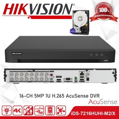 Hikvision iDS-7216HUHI-M2/X 16CH 3K Lite HD 1080P Video Recorder über Koaxial
