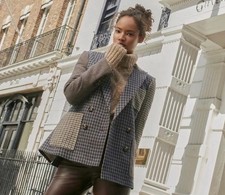 Veronica Beard 580 Faustine Houndstooth Jacket 6