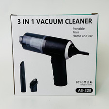 3-in-1 Portable Mini Vacuum Cleaner AS-228 for Home Car Keyboard Desk