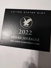 2022-W American Silver Eagle 1 Oz. PROOF Coin / ASE & OGP & COA