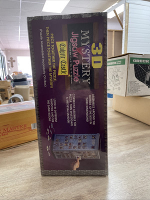 1994 Buffalo Games Testimony Tower 3D Murder Mystery NEW Jigsaw Puzzle Sealed!