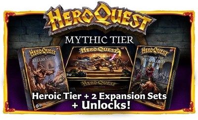 HeroQuest Mythic Tier   HasLab Avalon Hill   Brand New OOP!