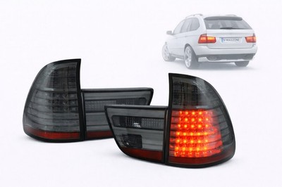 Set Rear Light LED for BMW X5 E53 1999 2000 2001 2002 2003 VT430 Glass Smoke
