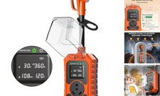 RV Surge Protector 30 Amp Waterproof- Smartmp Power Protectors with 30A Orange