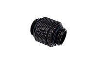 3X Alphacool Eiszapfen Doppelnippel Drehbar G1/4 Ag Auf G1/4 Ag - Deep Black