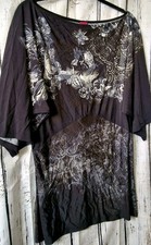 Save the Queen top Tunic Mini Dress Gothic Stretch Slinky batwing Witchy Evening