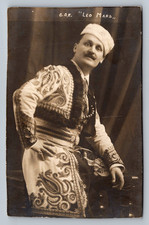 Postcard - Leo Mars Stage Actor Russian Ethnic Costume G Dupont-Emera GDE RPPC