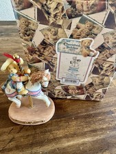 Cherished Teddies Gina Horse Carousel Bear Figurine 1998. With Original Box 