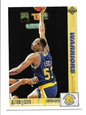 ALTON LISTER 1991-92 UPPER DECK CARD NEAR MINT+ CONDITION