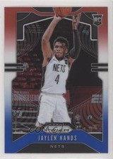 2019-20 Panini Prizm Rookie Red White & Blue Prizm Jaylen Hands #293 8k4