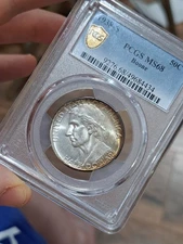 1938-s 50c Boone pcgs ms68