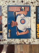 1994 UPPER DECK COLLECTORS CHOICE MLB ROOKIE CARD CUBS BROOKS KIESCHNICK #28. rookie card picture