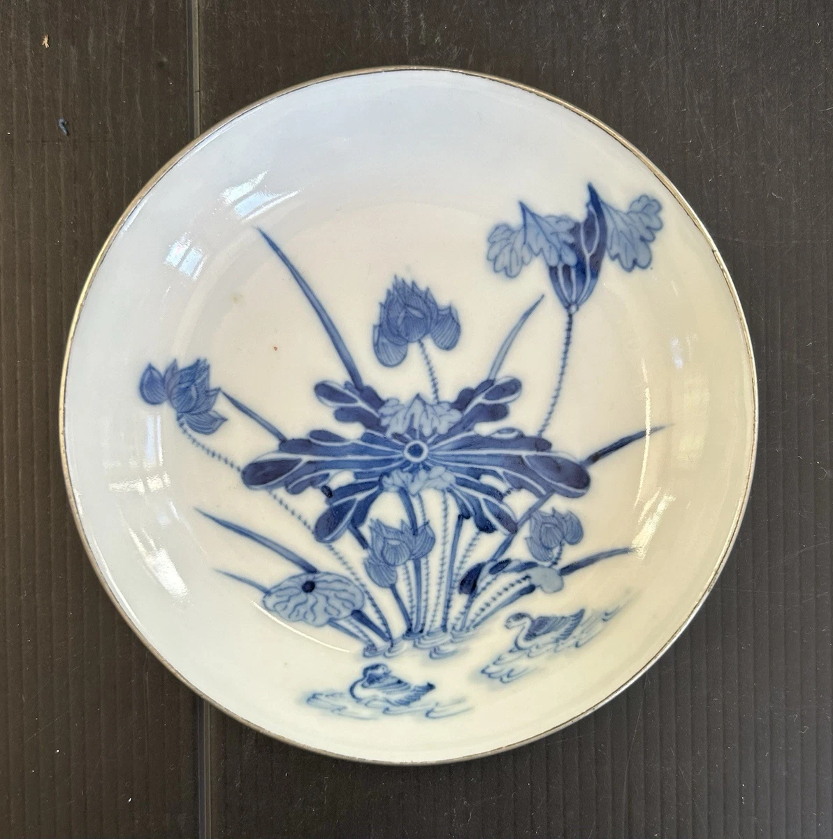 古董蓝色陶瓷中国盘子| eBay