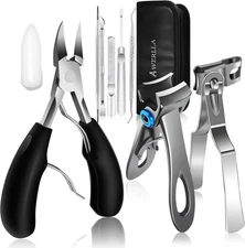 Toenail Clippers for Seniors Thick Toenails, Heavy Duty Toe Nail Clippers Adult