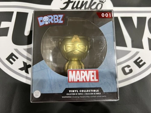 Gold Captain America Funko Dorbz Marvel 75th Anniversary SDCC