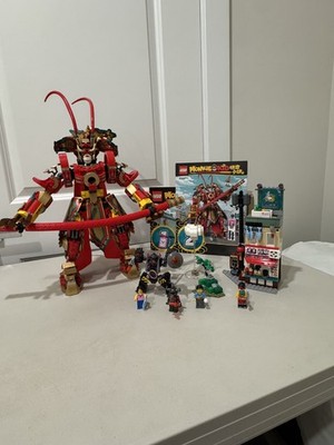 LEGO Monkie Kid: Monkey King Warrior Mech (80012), All Figures, 98% Complete