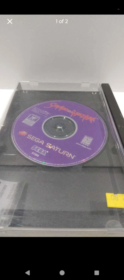 Shining the Holy Ark (Sega Saturn, 1997) Untested No Manual (READ) - Image 2 of 2