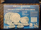 Johann Haviland Bavaria Germany 20 pc Blue Garland Fine China W/Box