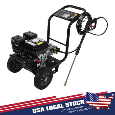 #ad Gas Pressure Washer for Cars Fences 3500PSI w 5 Nozzles 212cc 240 BAR Spray Gun $254.99