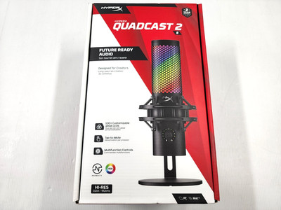 **NEW SEALED** Hyper X QuadCast 2 S Podcasting Microphone with Polar Patterns