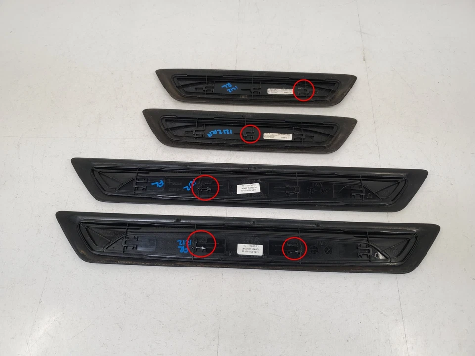 ✅ 15-17 OEM BMW F36 428 435 umbral de puerta delantera trasera entrada moldura juego * Foto 2 de 4