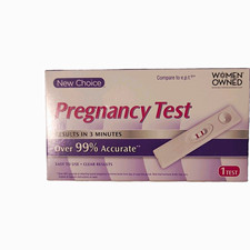 New Choice Pregnancy Test Analog Urine 3-Min Results 1 Test Women Owned