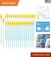 50 Pcs Disposable Artificial Insemination Rods - Safe for Dogs, Cats, Goats