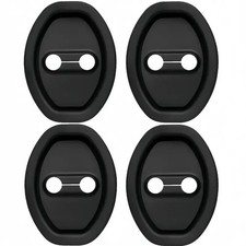 4pcs Silicone Car Door Lock Covers Rust Proof, Noise Reducing Protectors - NEW