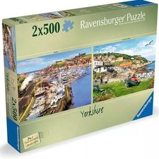 NEW Ravensburger 2x500 Pieces Jigsaw Puzzle Landscapes Picturesque Yorkshire