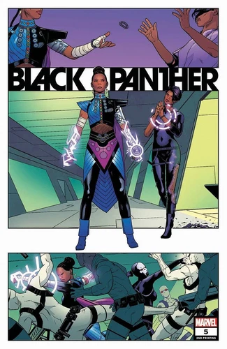 Black Panther #5 2022 2nd Print Juann Cabal Variant Cover Marvel Comic Ridley