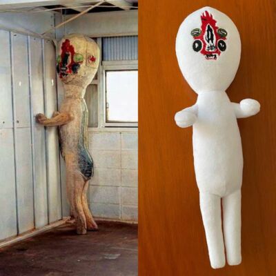 Anime SCP 173 Plush Toy Pegatinas Horror Character Stuffed Doll Chidlren Gift | eBay