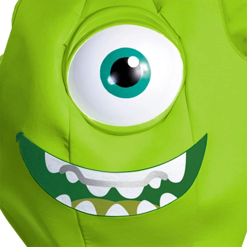 Disfraz de Mike Wazowski de lujo para niño pequeño mono sombrero para diversión de Halloween Foto 3 de 4