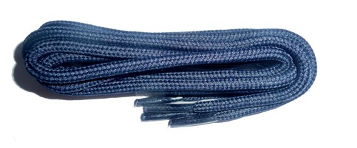 Strong Long Lasting Navy Thick Cord Shoe Laces Boot Laces shoelaces 60cm-180cm - Picture 1 of 2