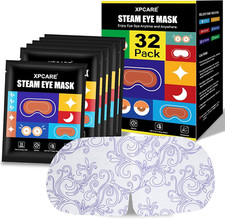 32 Pack Steam Eye Masks For Dry Eyes SPA Warm Sleep Disposable Heated Eye Mask