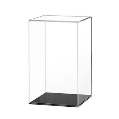 Vitrine en plexiglas premium acrylique transparent finition laser
