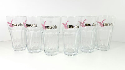Branca & Cola Gläser-Set - 6x Branca & Cola Gläser geeicht bei Brance/Eis/Cola