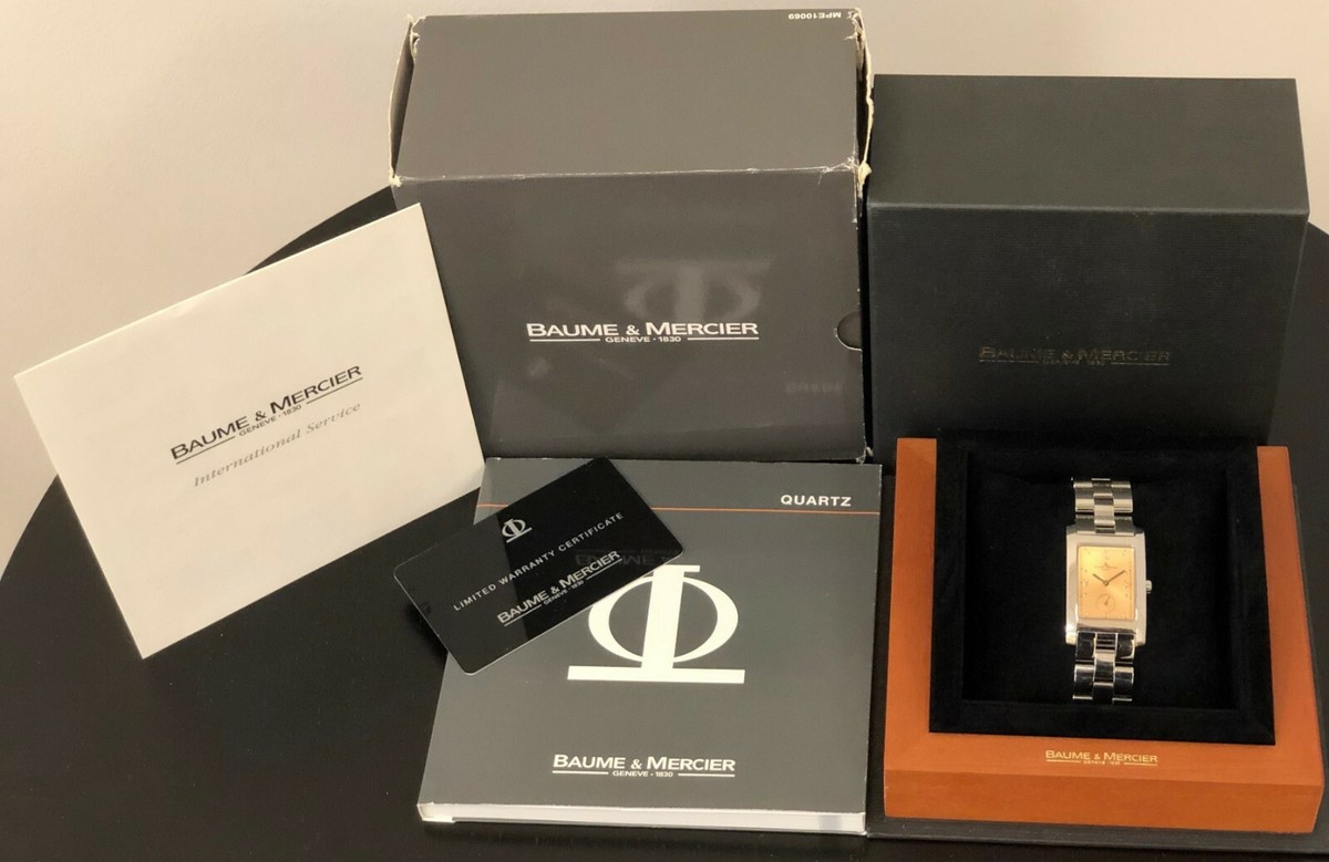 BAUME & MERCIER HAMPTON CLASSIC - STAINLESS STEEL - COPPER DIAL - MVO45063 Baume & Mercier Hampton MV045063 Copper Rectangular Dial  main image 3