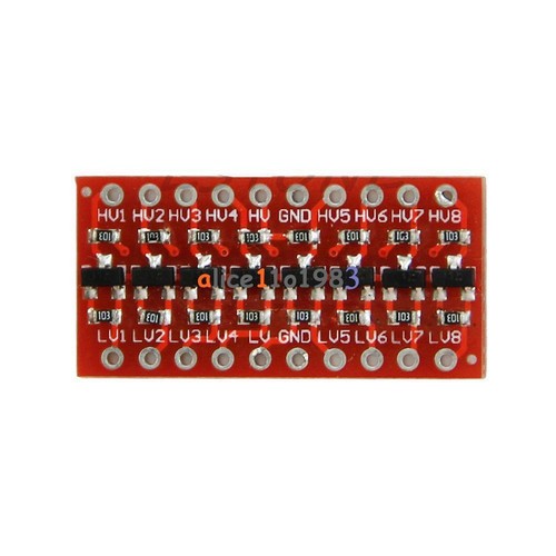 1/5PCS I2C IIC 8 Channel Logic Level Converter Module Bi-Directional for Arduino - Afbeelding 16 van 18