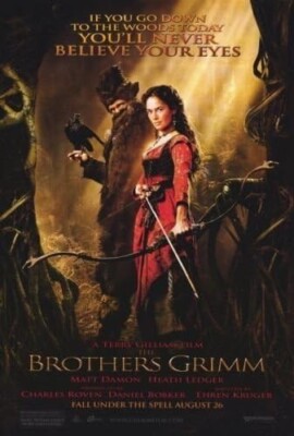 The Brothers Grimm Movie Poster 27x40 D/S Matt Damon Heath Ledger Peter Stormare