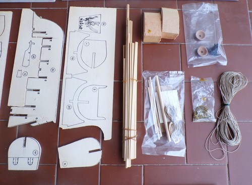 Model Kit Aeropiccola CARAVELLA COLOMBIANA PINTA scatola premontaggio 65/3 MEC65 - Imagen 4 de 5