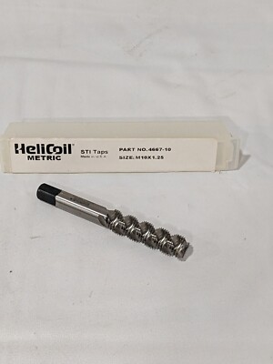 HELI-COIL Spiral Flute STI Tap M10x1.25 Metric Fine/EGM, 3 FL 4667-10