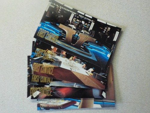 Star Trek First Contact Widevision E 6 Card Chase Set
