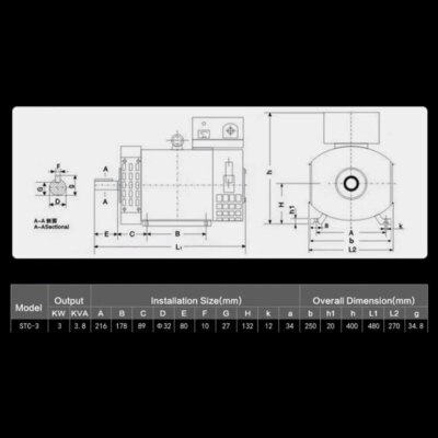 3KW Diesel Generator 1500RPM Electric Ball Outdoor High-power Diesel Generator