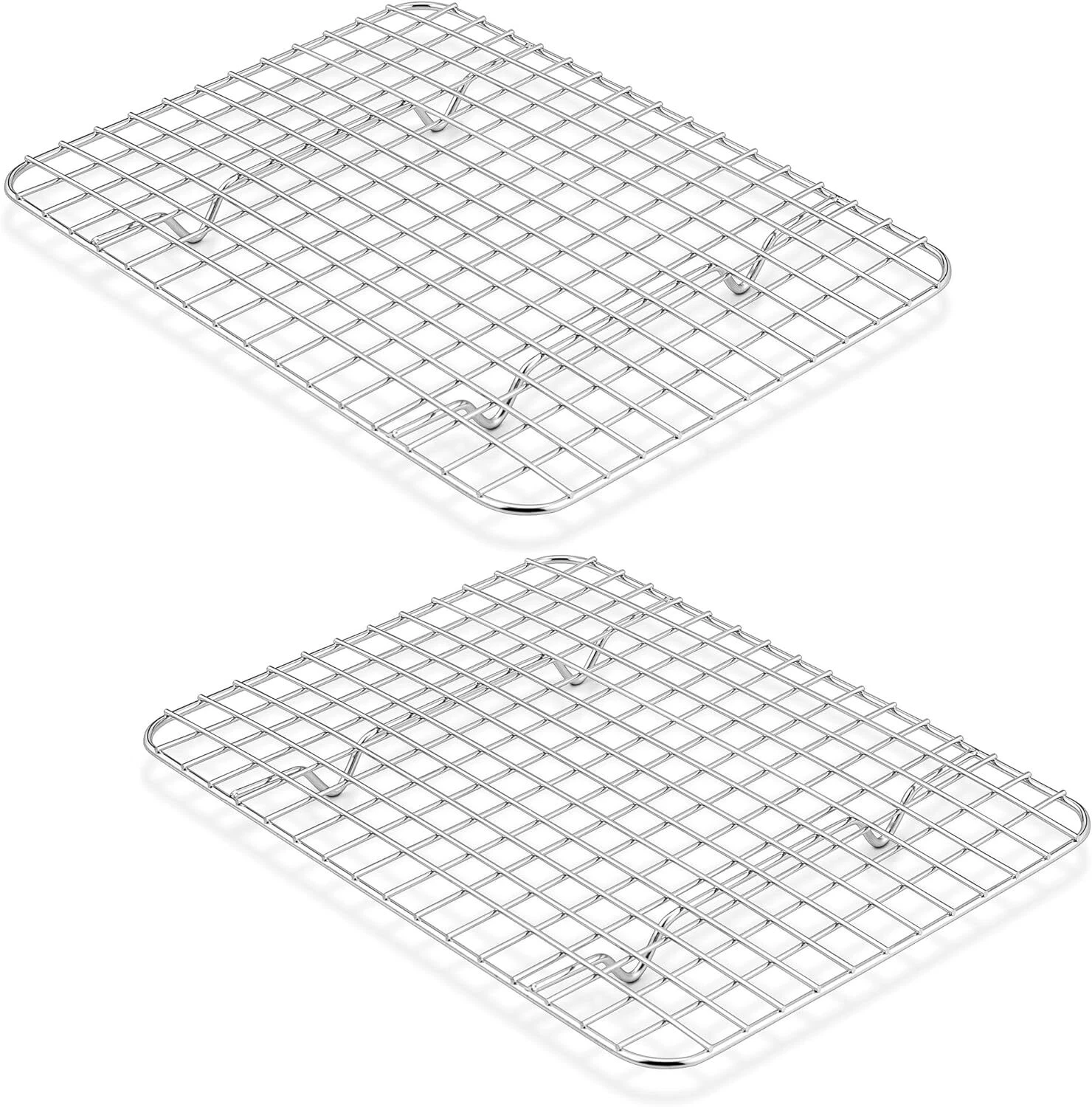 Small Cooling Racks 2piece Stainless Steel 9.75 X 7.5 Heavy Duty Grid Wire R
Opens in a new wind