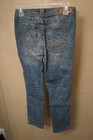 Allen B by Allen Schwartz size 4 cotton blue jeans for women stamped pattern — photo 4