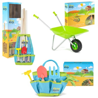childs wheelbarrow set