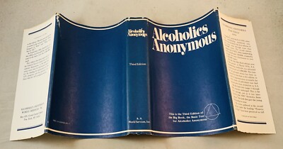ALCOHOLICS ANONYMOUS 第三版 Alcoholics Anonymous 1976 3RD EDITION PRINTING BIG BOOK RARE