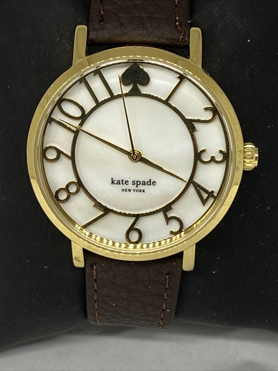 Kate Spade New York 0780 Women Brown Leather White Analog  display picture 3