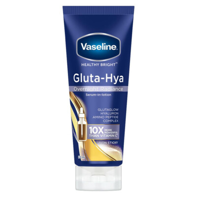 Vaseline Gluta-Hya Overnight Radiance Serum-In-Lotion Boosted With Amino 200 Ml